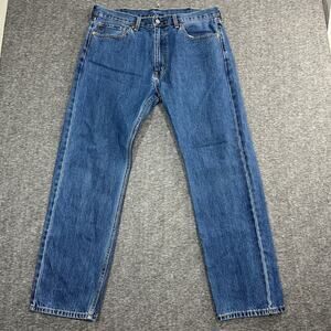 Levi's 505 Jeans Men's Size 38x32 Straight Leg Cotton Blue